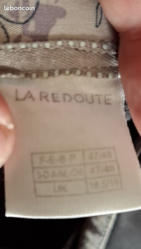 Chemise noire - Taille 47/48 (image 7)