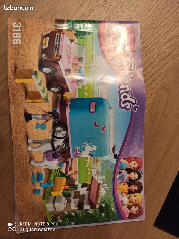 Lego friends 4x4 et van et cheval 3186 (image 1)