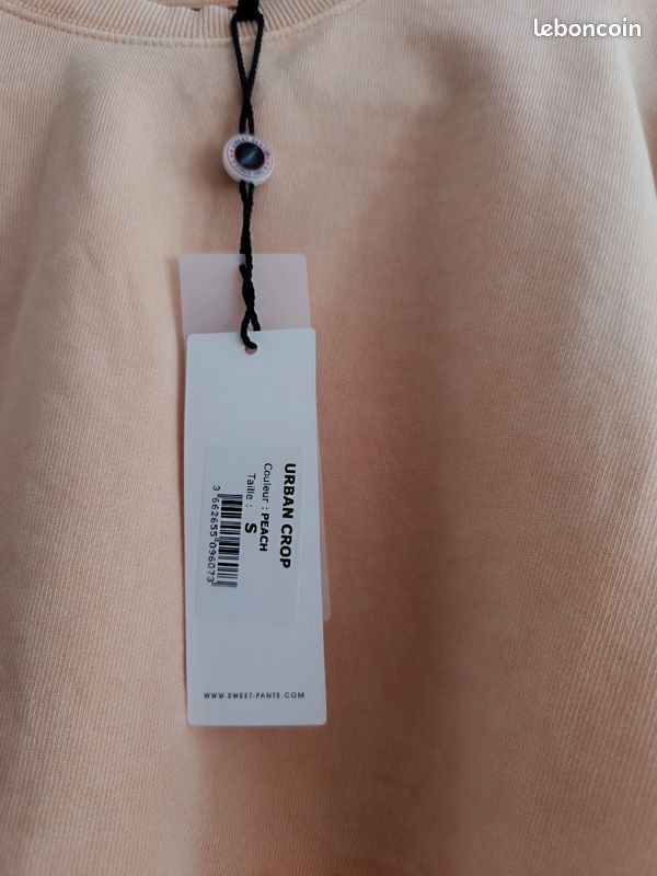 Sweat Court Sweet Pants Urban Crop Pêche Vêtements