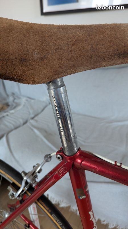 Guidon Vélo De Route Benotto Drop 38 Cm - Vintage Années 80 - Diamètre 25.4 Mm - Italie - Occasion Bon état