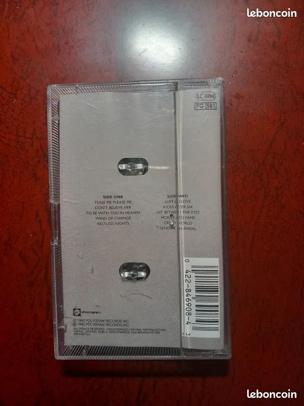 Cassette audio Scorpion (image 2)