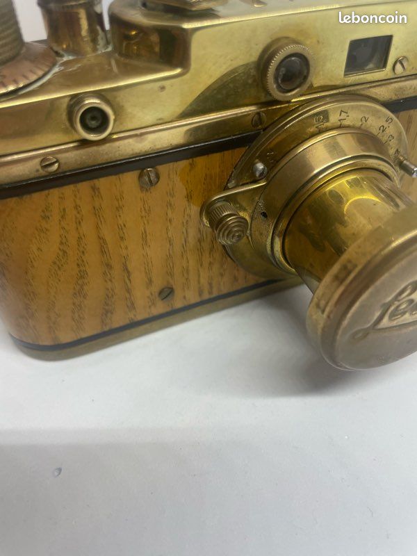 Appareil photo zorki urss ,repro leica vintage gainage bois (image 14)