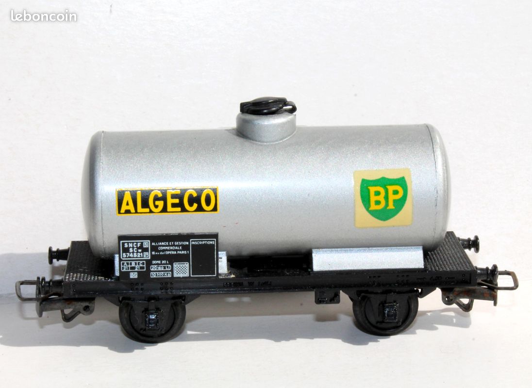 Wagon Citerne BP SNCF VB Jouef France Pullman HO Vintage, état D'occasion