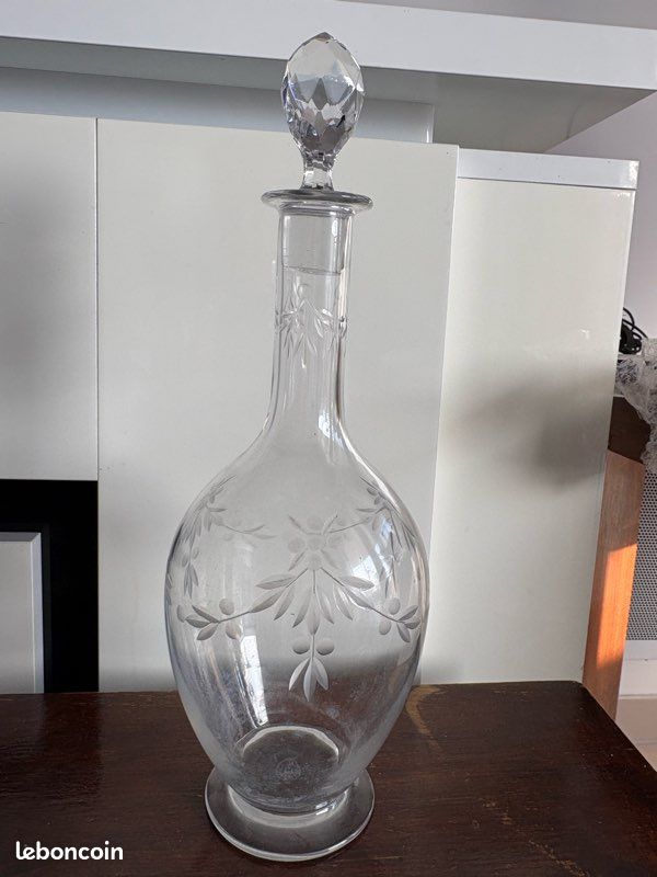 Grande carafe à vin cristal Nancy (image 2)