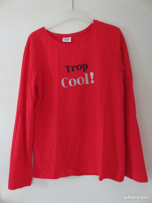 T-shirt Tape à L'oeil Pour Fille 5 Ans - Manches Longues, Violet - Neuf Avec étiquettes