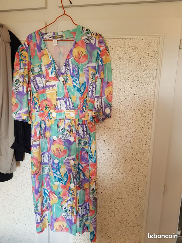 Robe imprimée chic T44 (image 1)