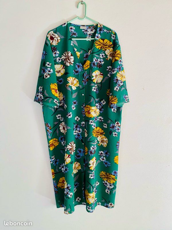 Robe kimono verte VILA Clothes 40 Vêtements