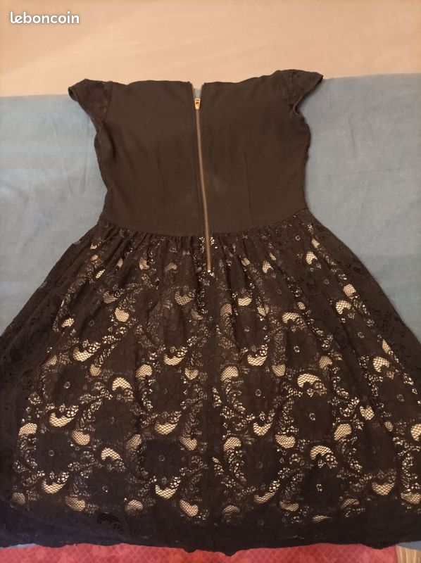 Robe patineuse ajustée et évasée rayée | Bleu | Tommy Hilfiger