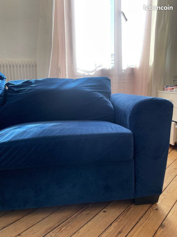 Canapé bleu (image 4)
