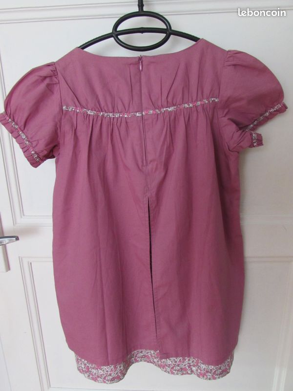 Vertbaudet Robe imprimée manches volantées fille Vertbaudet Robe imprimée manches volantées fille