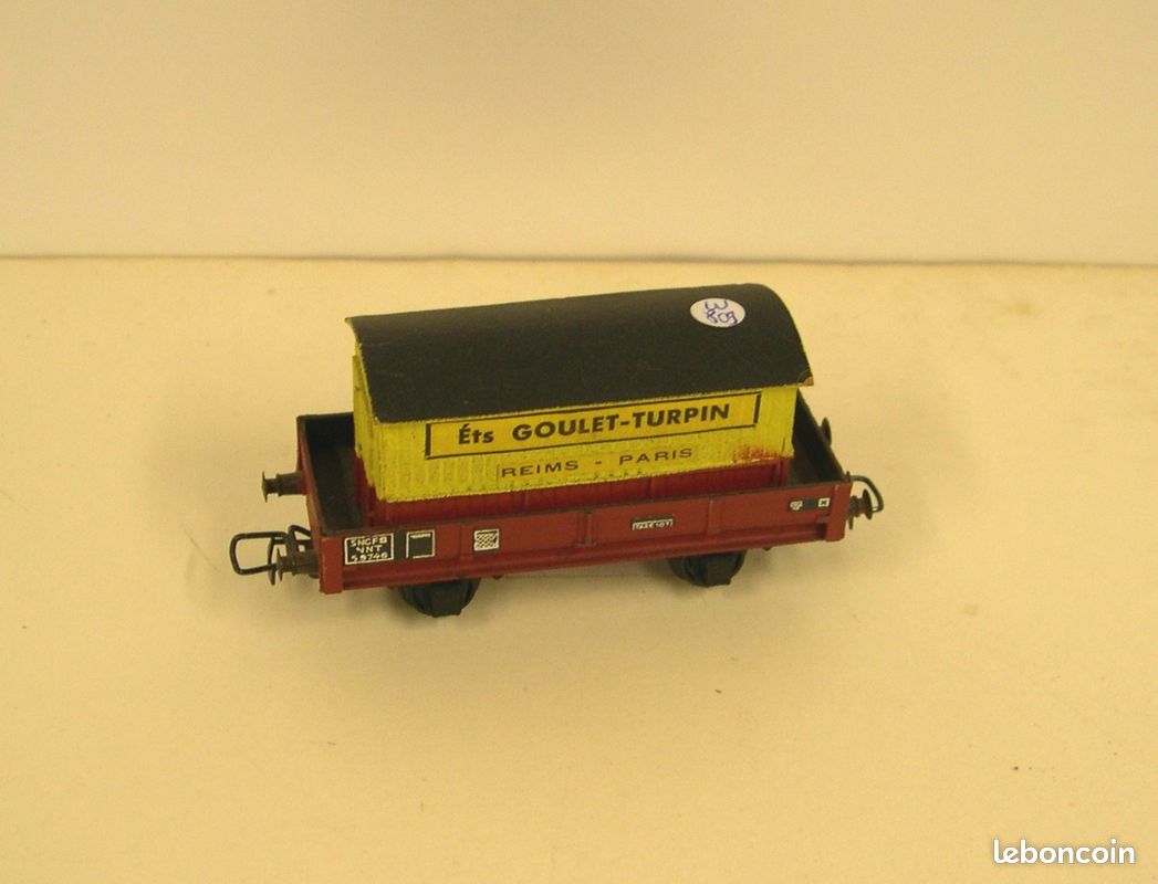 Wagon plat à bords bas NS ép. III - HO 1/87 - PIKO 54318