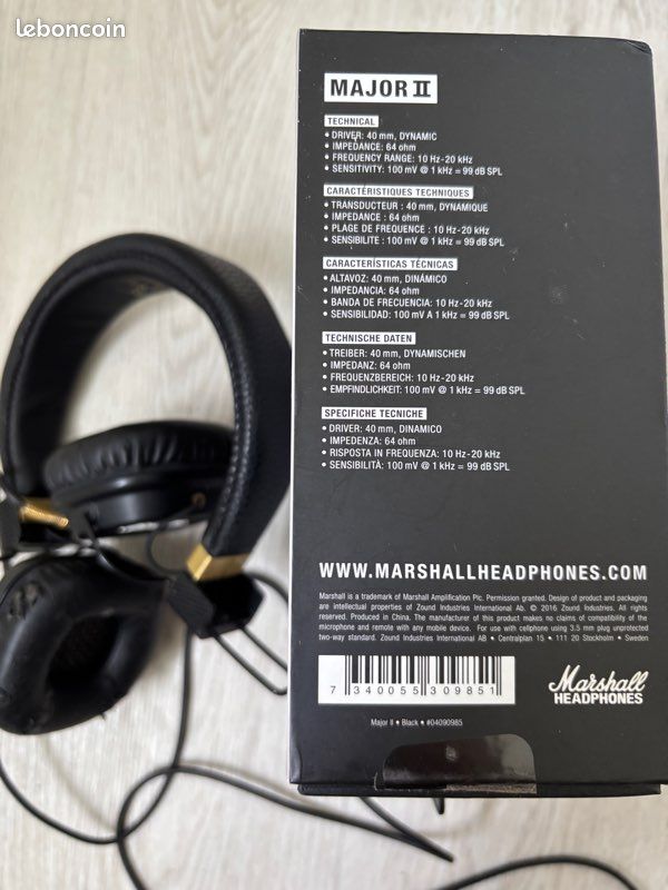 Casque Marshall (image 4)