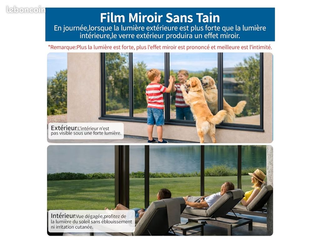 Zindoo Film Fenetre Anti Regard Film Anti Chaleur 40×200cm Bon Effet Zindoo Film Fenetre Anti Regard Film Anti Chaleur 40×200cm Bon Effet