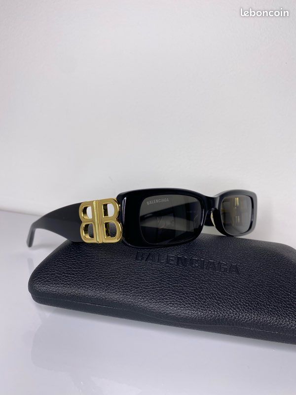 Lunette de soleil rectangle Balenciaga (image 2)