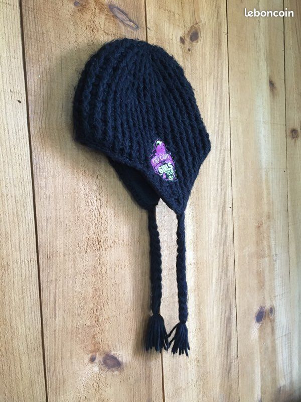 Bonnet Réversible Rip Curl – Rayé Multicolore / Gris Uni, Maille Acrylique, Surf Style Homme