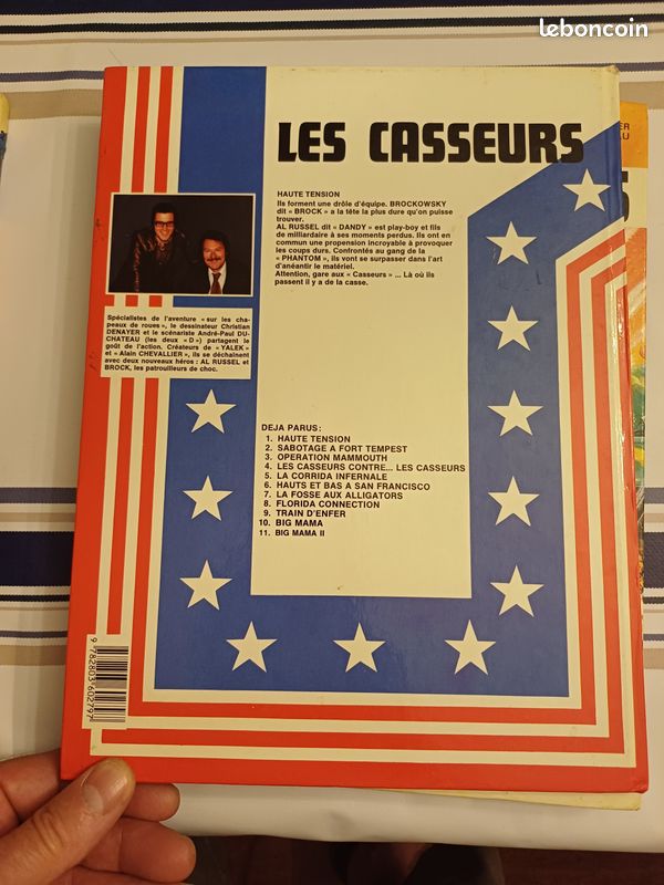 BD Les Casseurs "Haute tension" ré édition 1984 (image 2)