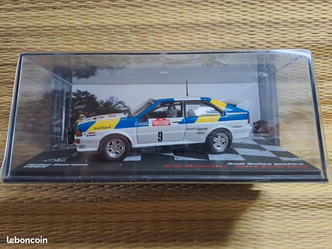 Transkit Base Conrad 1/43 - Audi Coupe Quattro Rallye de Suede 1982 Blompqvist