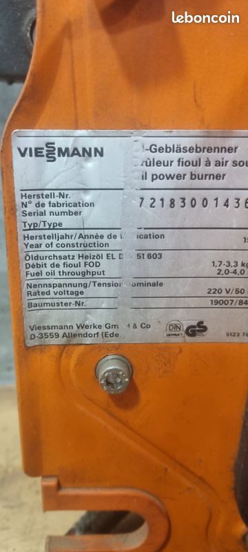 Brûleur viessmann (image 3)