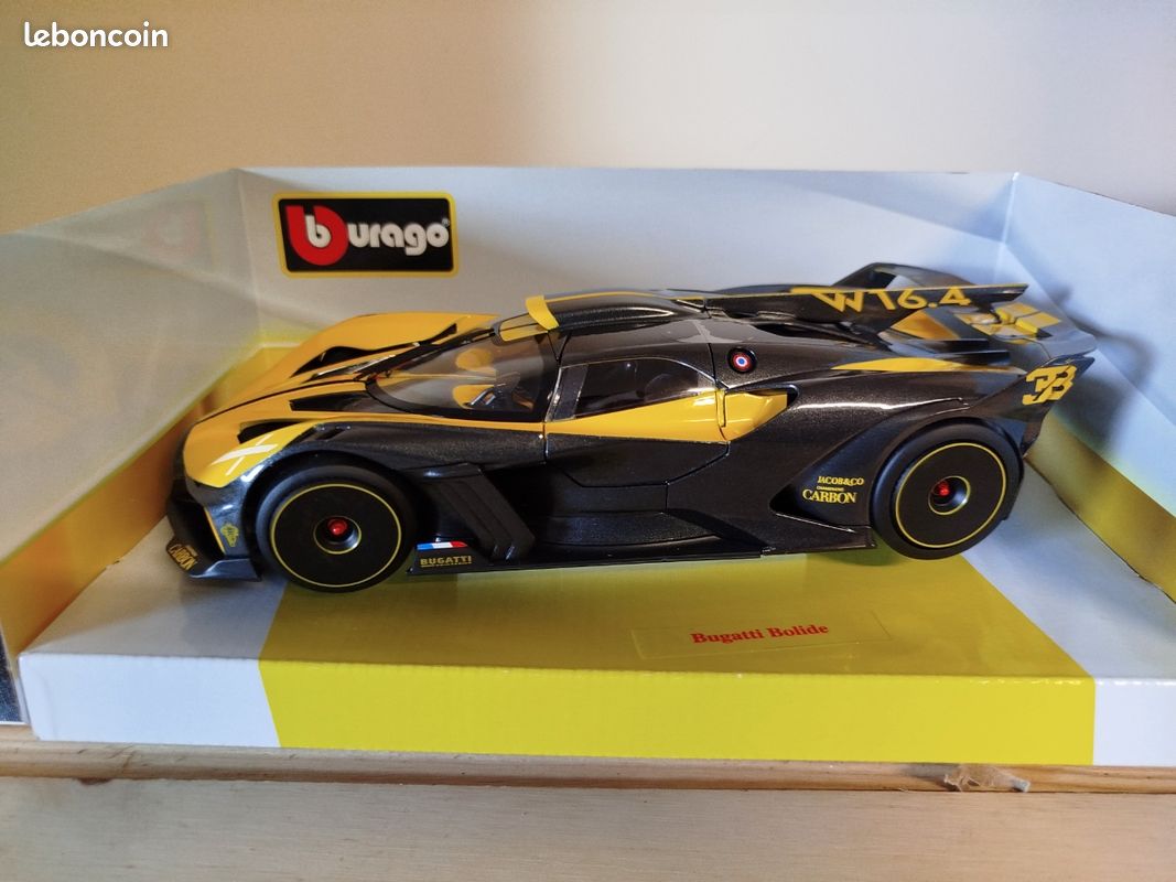 Voiture miniature 1/18 Bugatti Bolide (image 3)