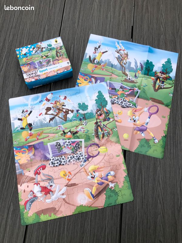 Lot de 3 puzzles avec posters - Les Looney tunes (image 3)