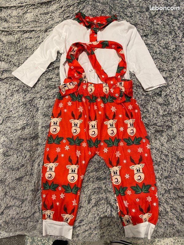 Tenue de noël déguisement 18 mois Vêtements bébé
