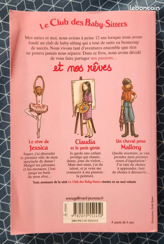 Livre - Le club des Baby-Sitters - Nos passions et nos rêves (image 3)
