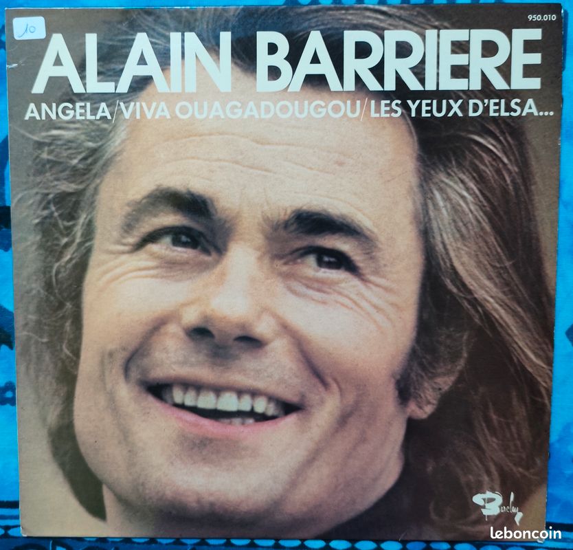 Disque 33 tours Alain Barrière (image 1)