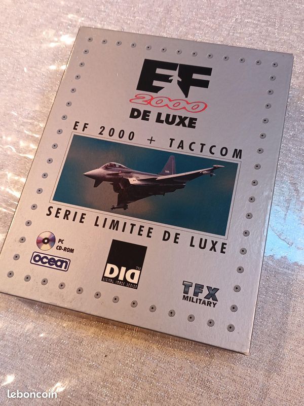 EF 2000 Sur PC - Big Box Complète - Simulation De Vol - Bon état