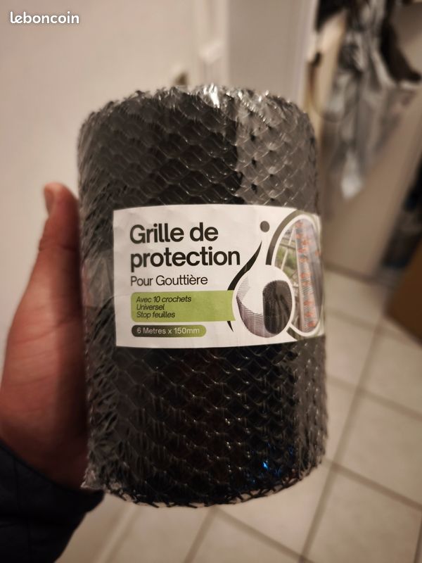 Grille Aluminium Anti-feuilles 15cm X 6m Les Pare-feuilles En Aluminium - Protéger Vos Gouttières Filet Anti-feuilles Gouttière