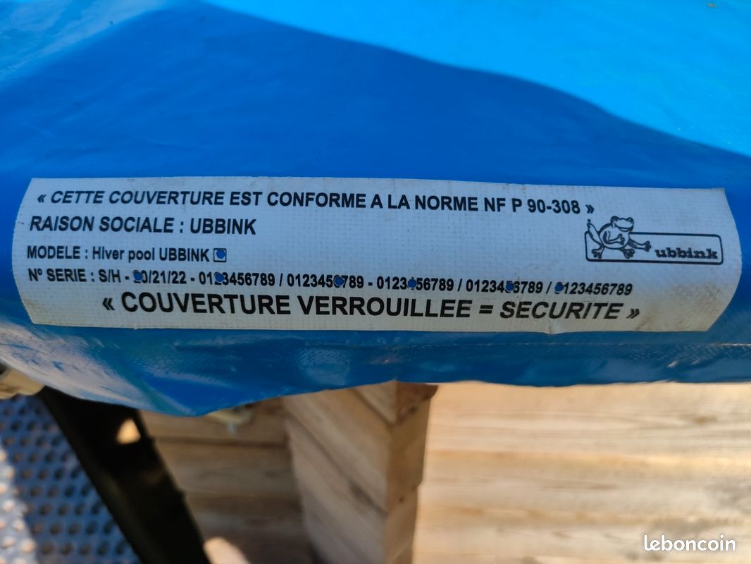 Bâche d'hivernage piscine hors sol 6,10 x 4 m (image 4)