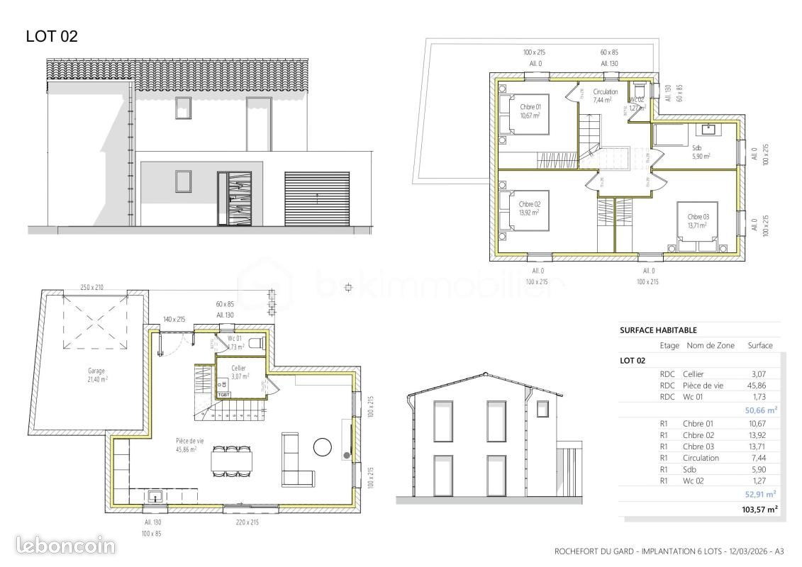 Terrain 385 m² Rochefort Du Gard (image 5)