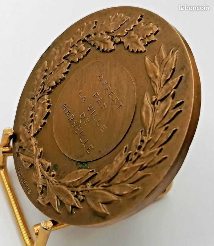 Médaille En Bronze Société Pour La Défense Du Commerce De Marseille - XXe Siècle