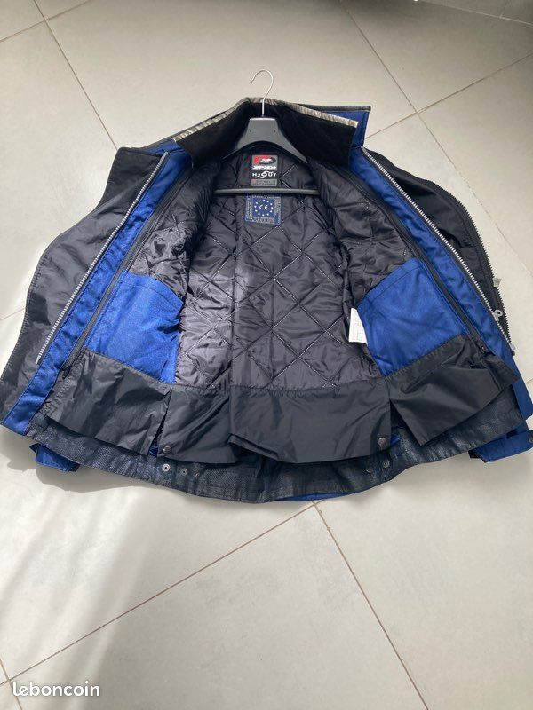 Neuf Urgent cause départ veste moto bleu (image 2)