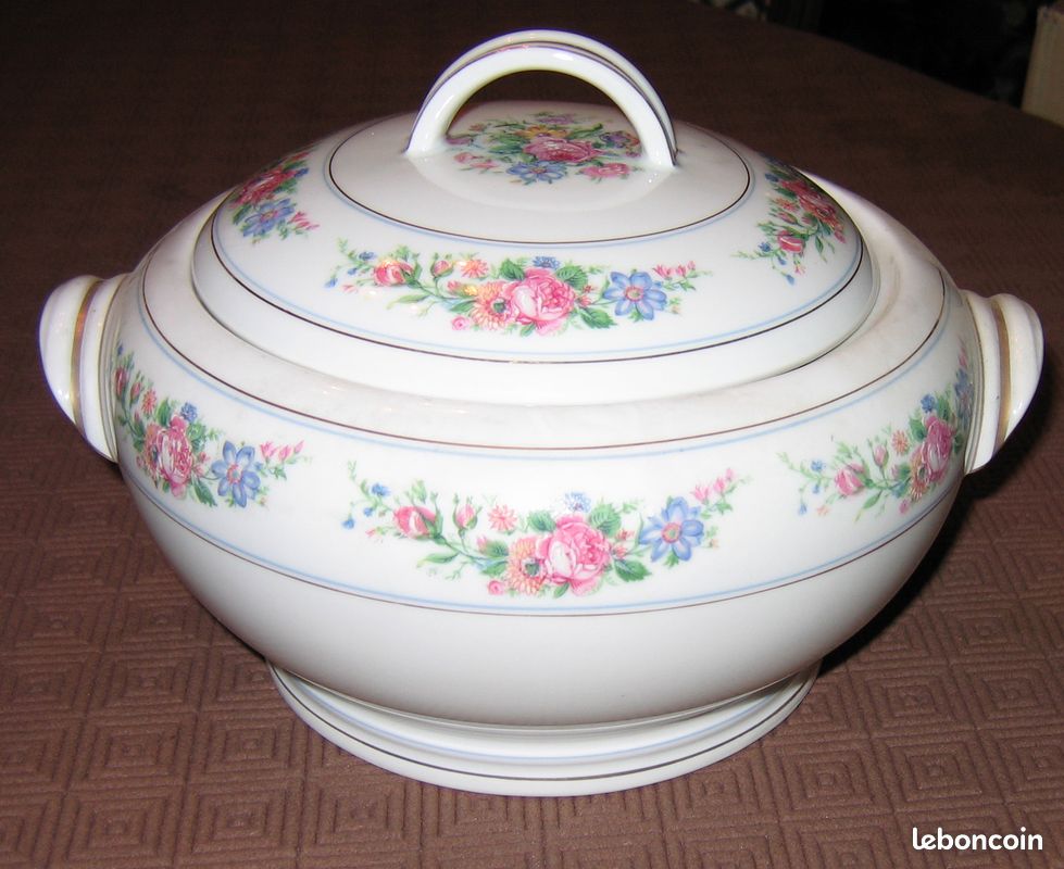 Service Porcelaine de Limoges LANTERNIER Année 40 (image 7)