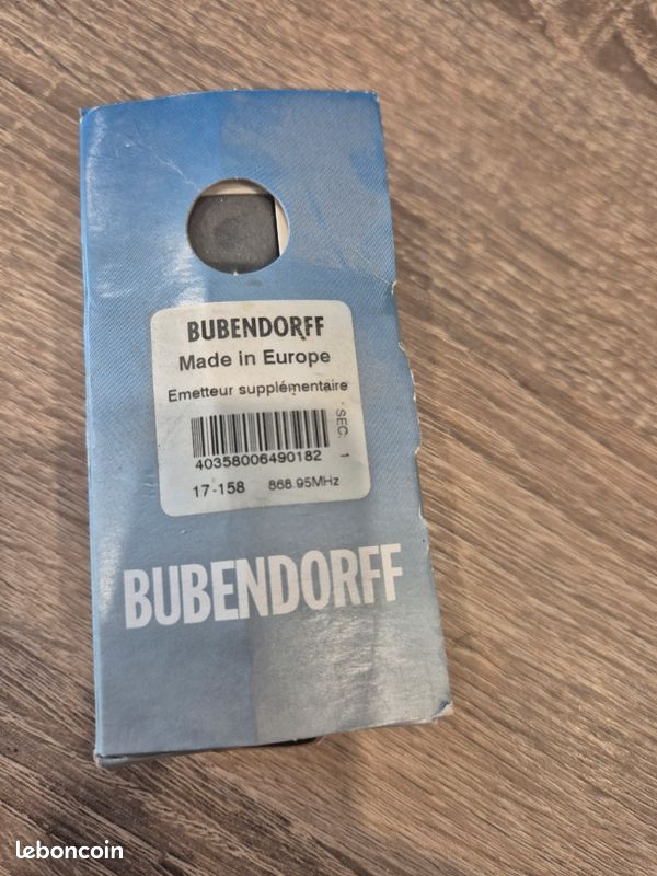 Télécommande volet roulant bubendorff (image 1)