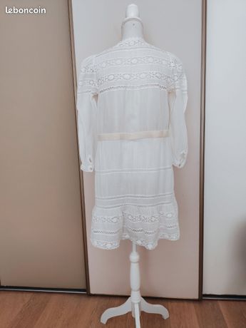 Robe/tunique Isabel Marant En Dentelle Noire - Taille Grande (0), état Parfait - Occasion Très Bon état