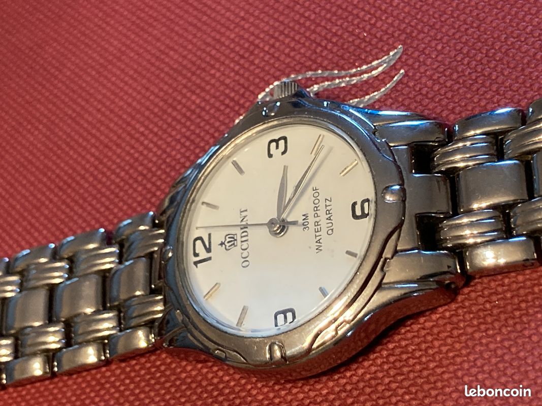Montre homme OCCIDENT acier water proof 30 m OCCIDENT à quartz (image 5)