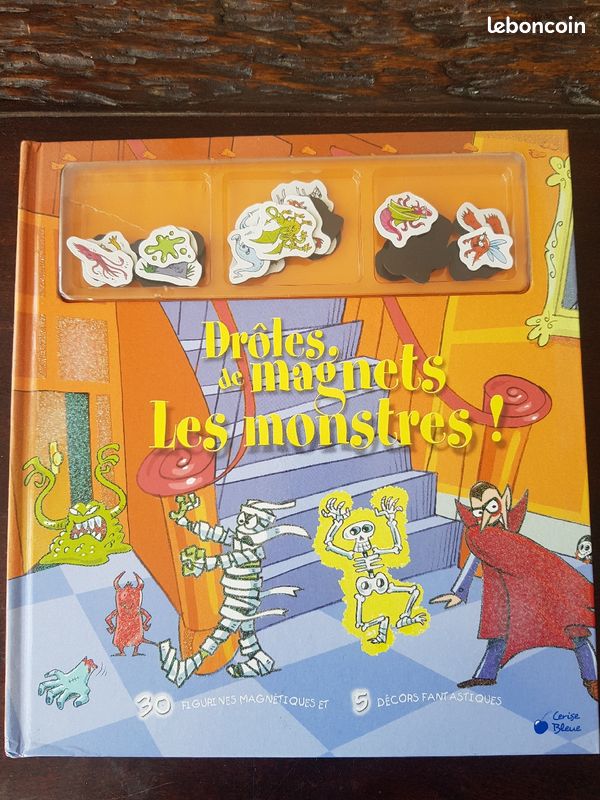 Grand livre Drole de magnets Les Monsres (image 1)