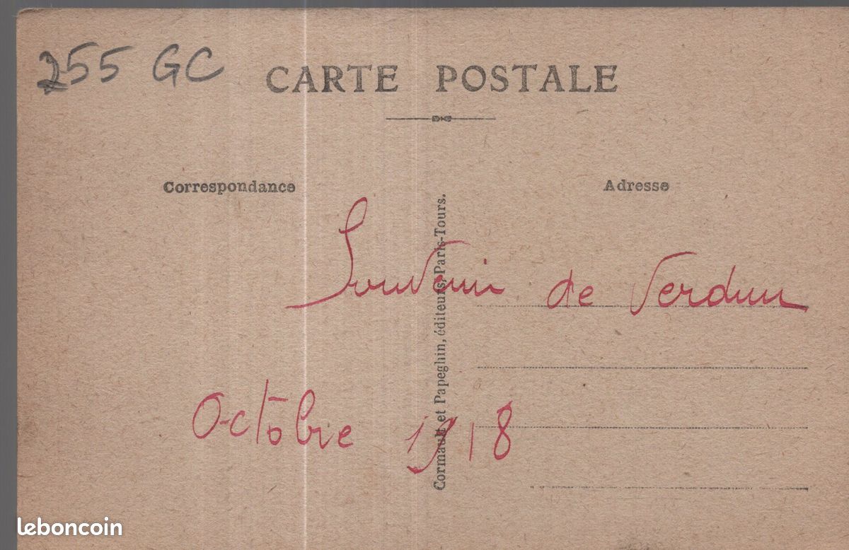 55 - Département de la Meuse - CARTE POSTALE ANCIENNE CPA de VERDUN (réf.255 GC) (image 2)