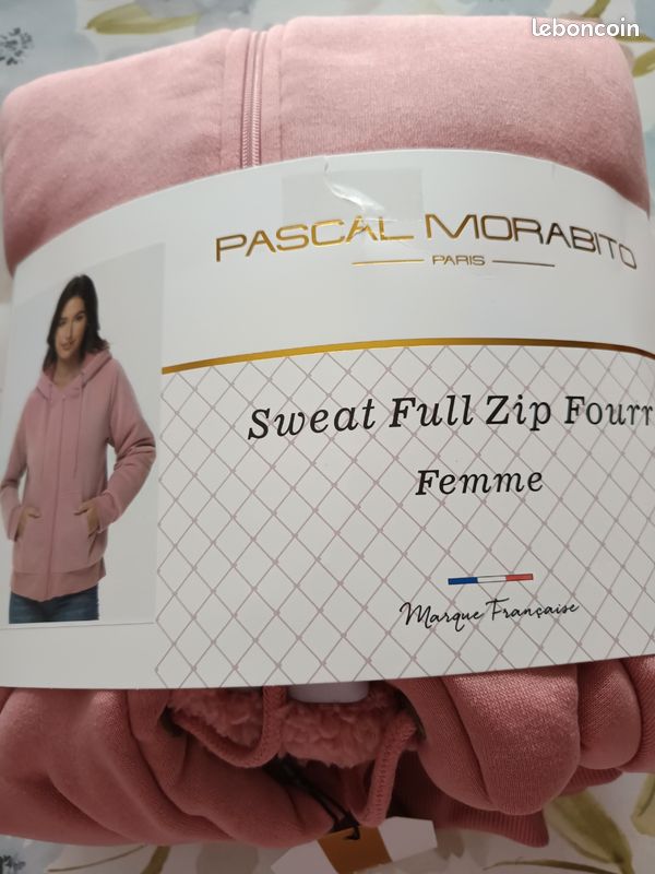 Sweat Zippé Femme Montane – Rose – Taille 10 – Polaire Polyester – Très Bon État
