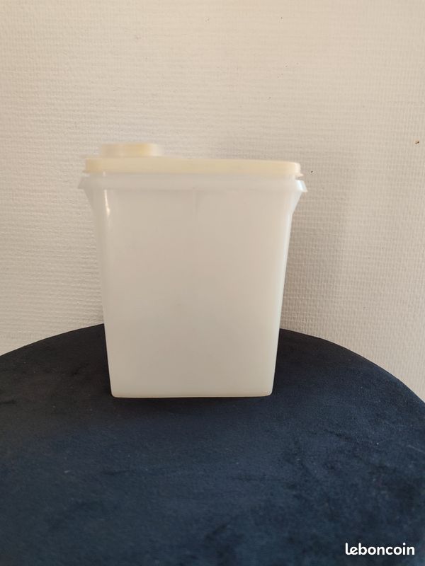 Lot 2 boîtes Tupperware vintage jaune années 70 hermétiques made