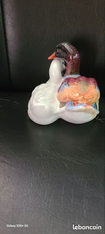 Magnifique couple de canards en porcelaine Herend Hongrie (image 4)