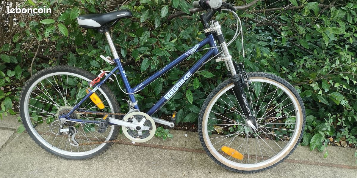 Vélo Mixte Top Bike - 5 Vitesses - 26 Pouces - Très Bon état - Avec Accessoires
