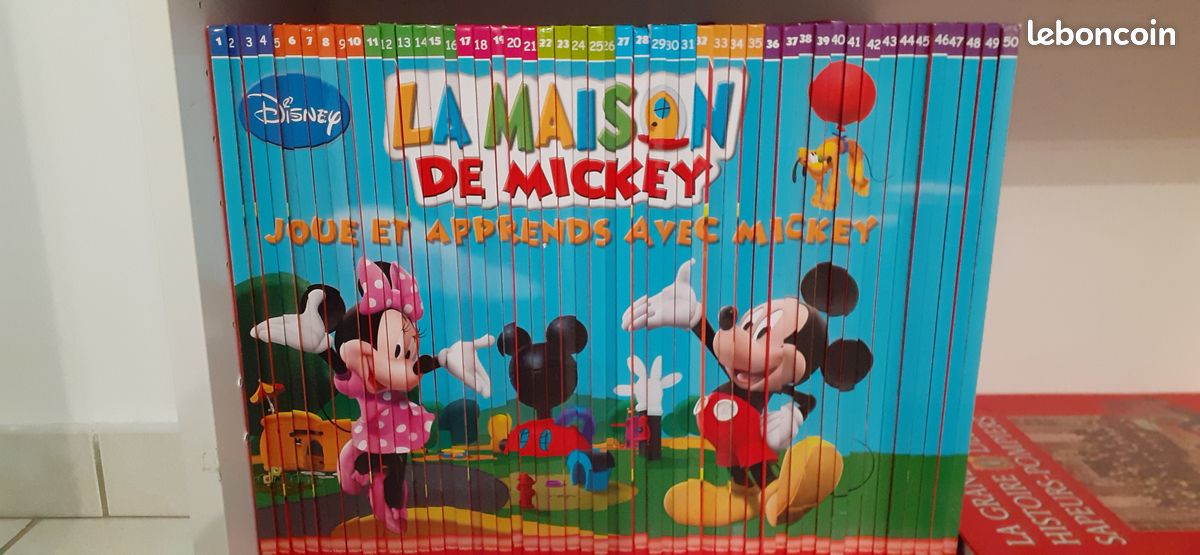 Collection Disney - la maison de Mickey 50 livres et 50 DVD (image 1)