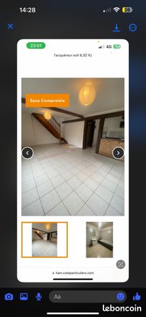 Maison 2 chambres voir 3