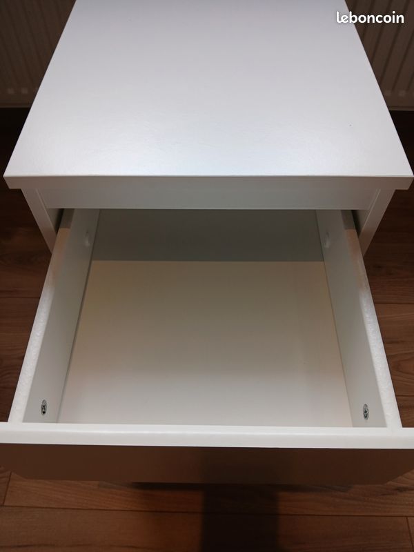Commode Ikea Kullen 2 tiroirs blanc (image 3)