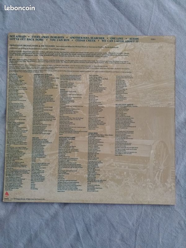 33 tours de The Textones "Cedar creek" (image 2)