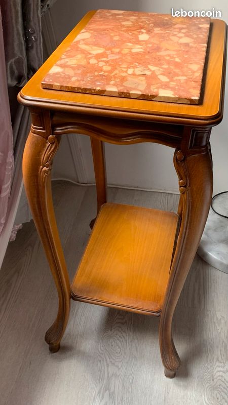 Table d’appoint plateau marbre (image 2)