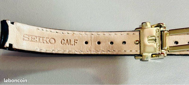 Bracelet 6A32-00R0/ 4A071JL Cuir MARRON SEIKO | Bijouterie
