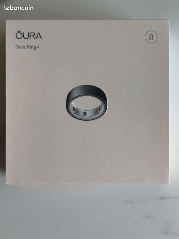 Bague connectée Oura Ring 4 – Taille 8 – Noir Mat – Boîte + chargeur + facture (image 5)